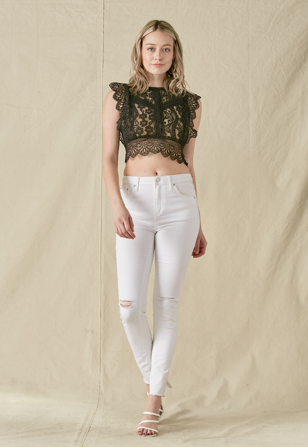 See-Through Lace Top