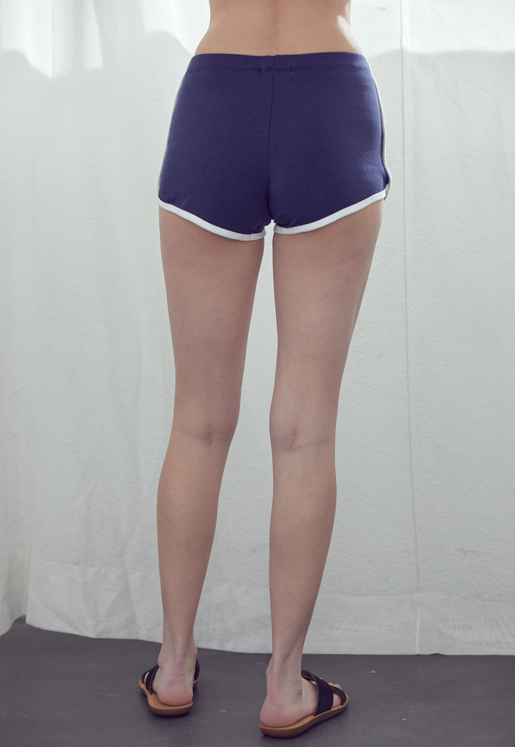 Basic Shorts With Contrast Binding