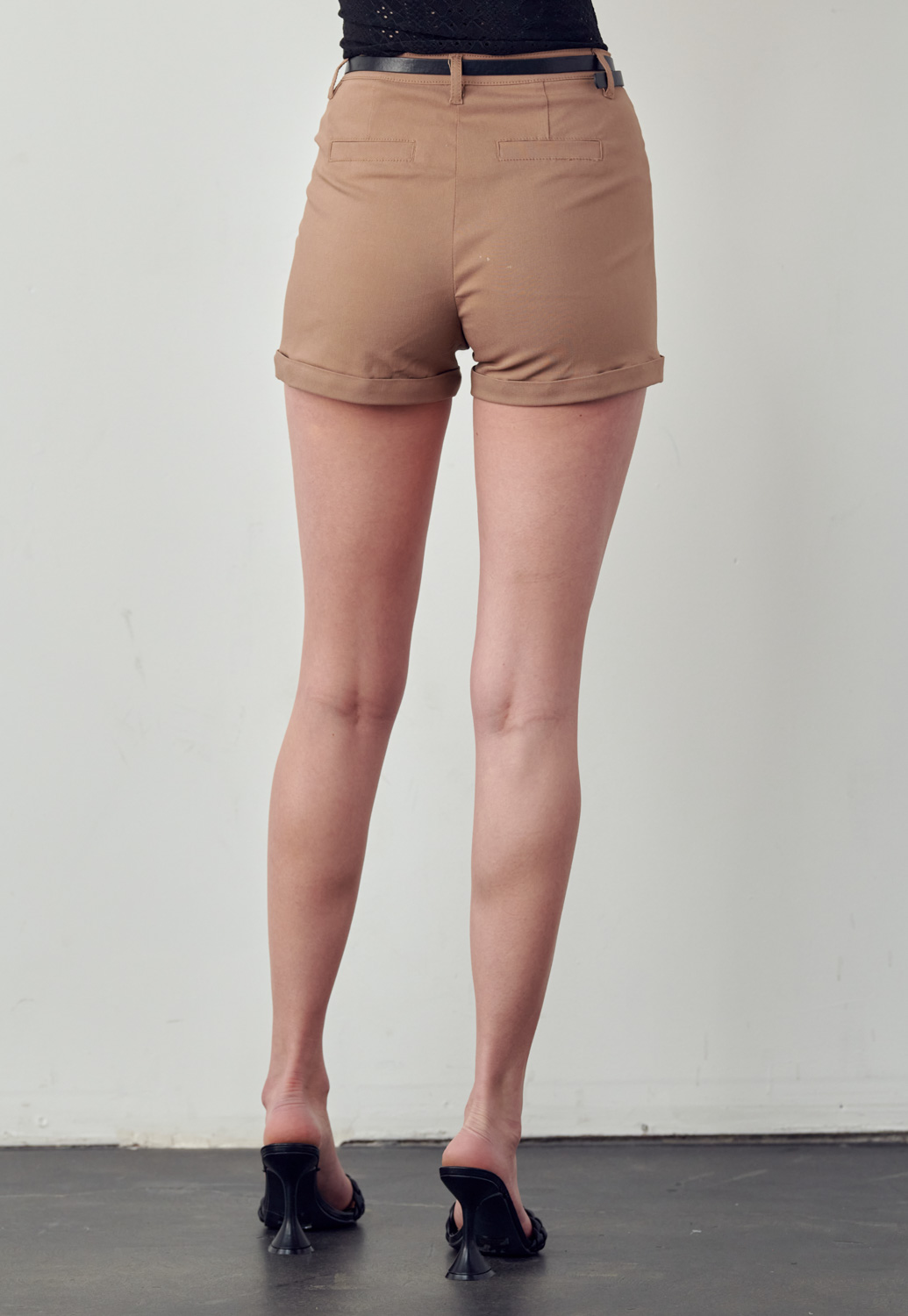 Belted Detail Shorts