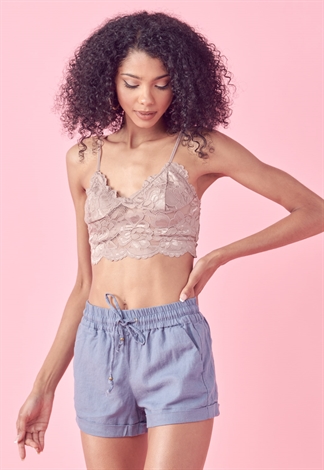 Lace Cami Cropped Top