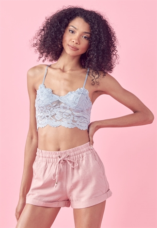 Lace Cami Cropped Top