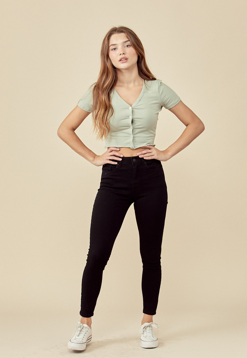 High Rise Cassic Jeans 