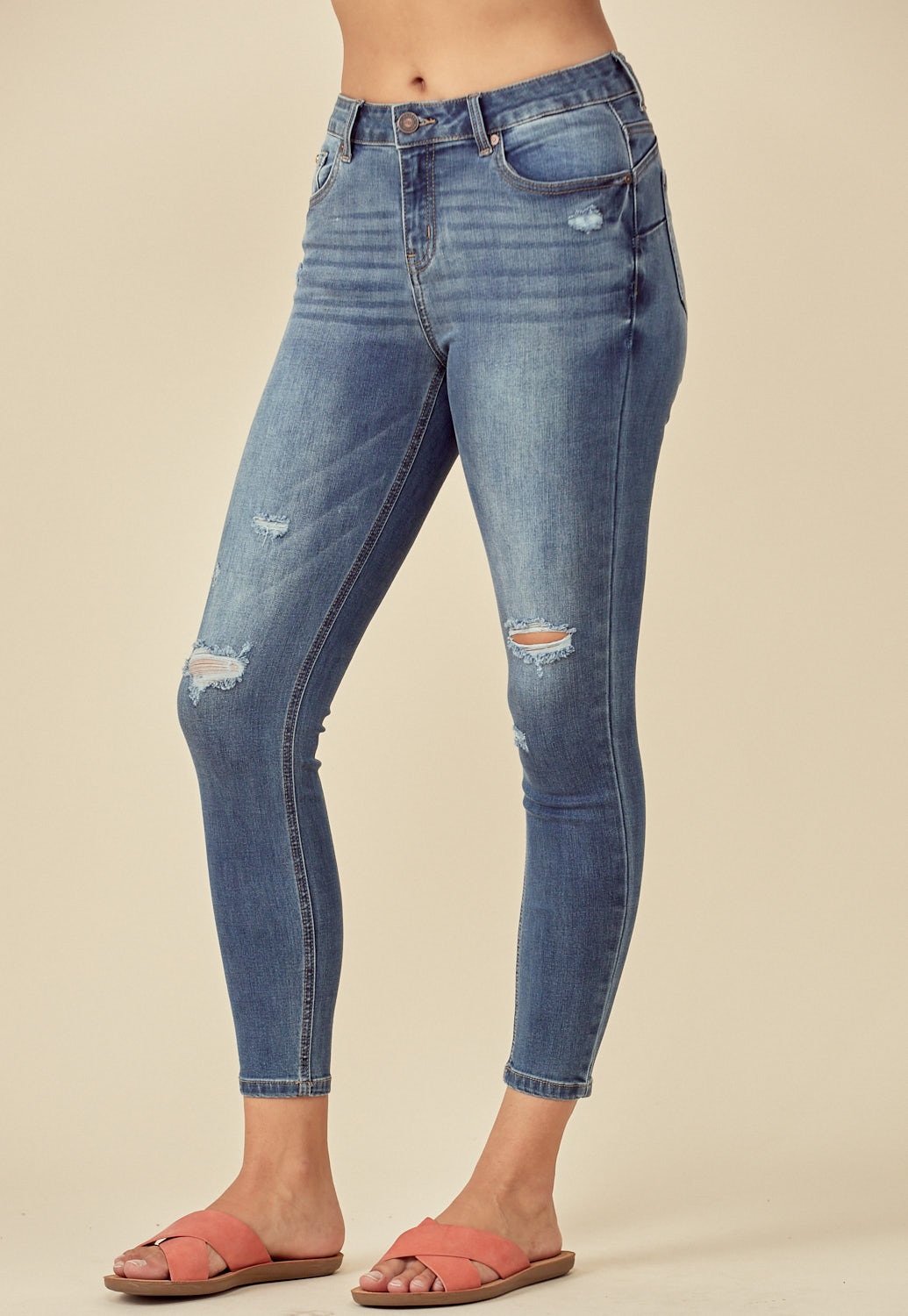 Ankle Length Jeans 