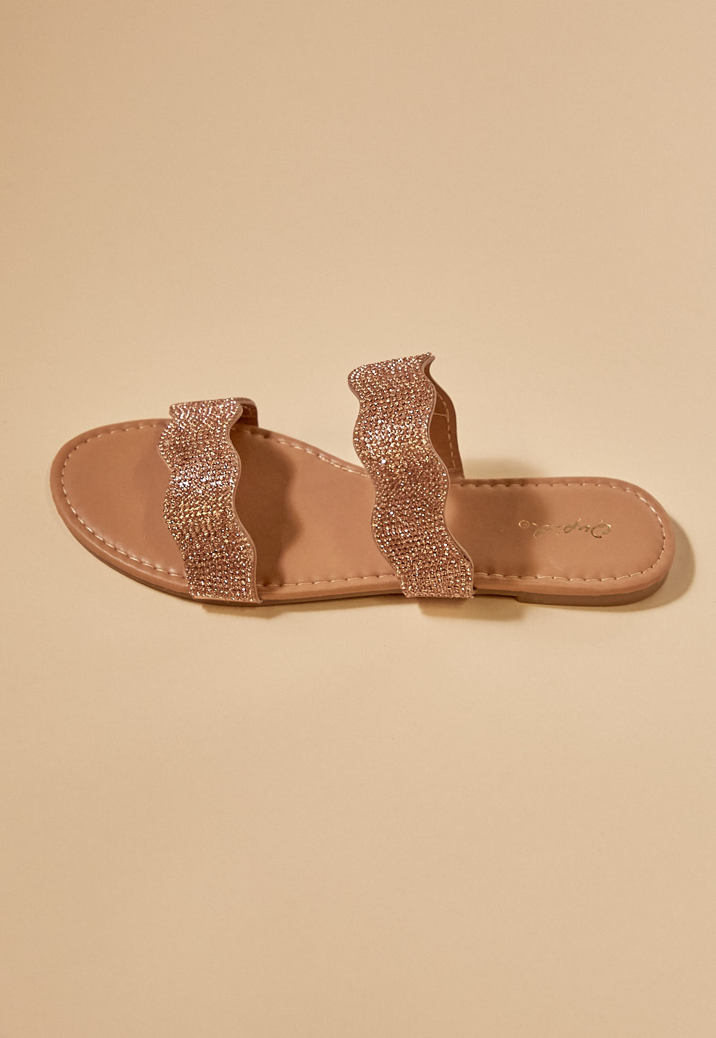 Rhinestone Embellished Sandals