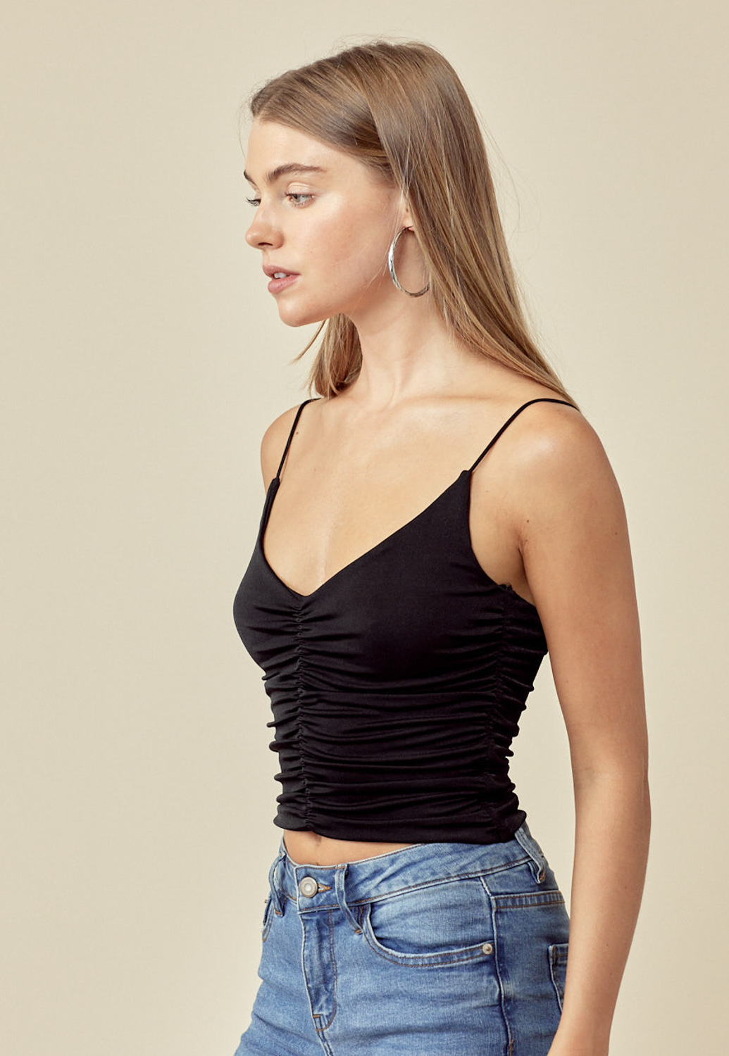 Ruched Detail Cami Top 