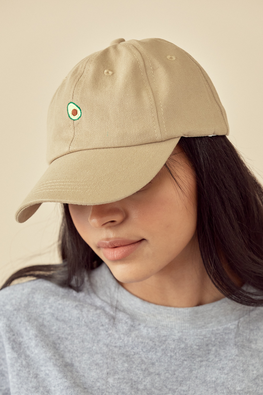 Avocado Embroidered Dad Hat