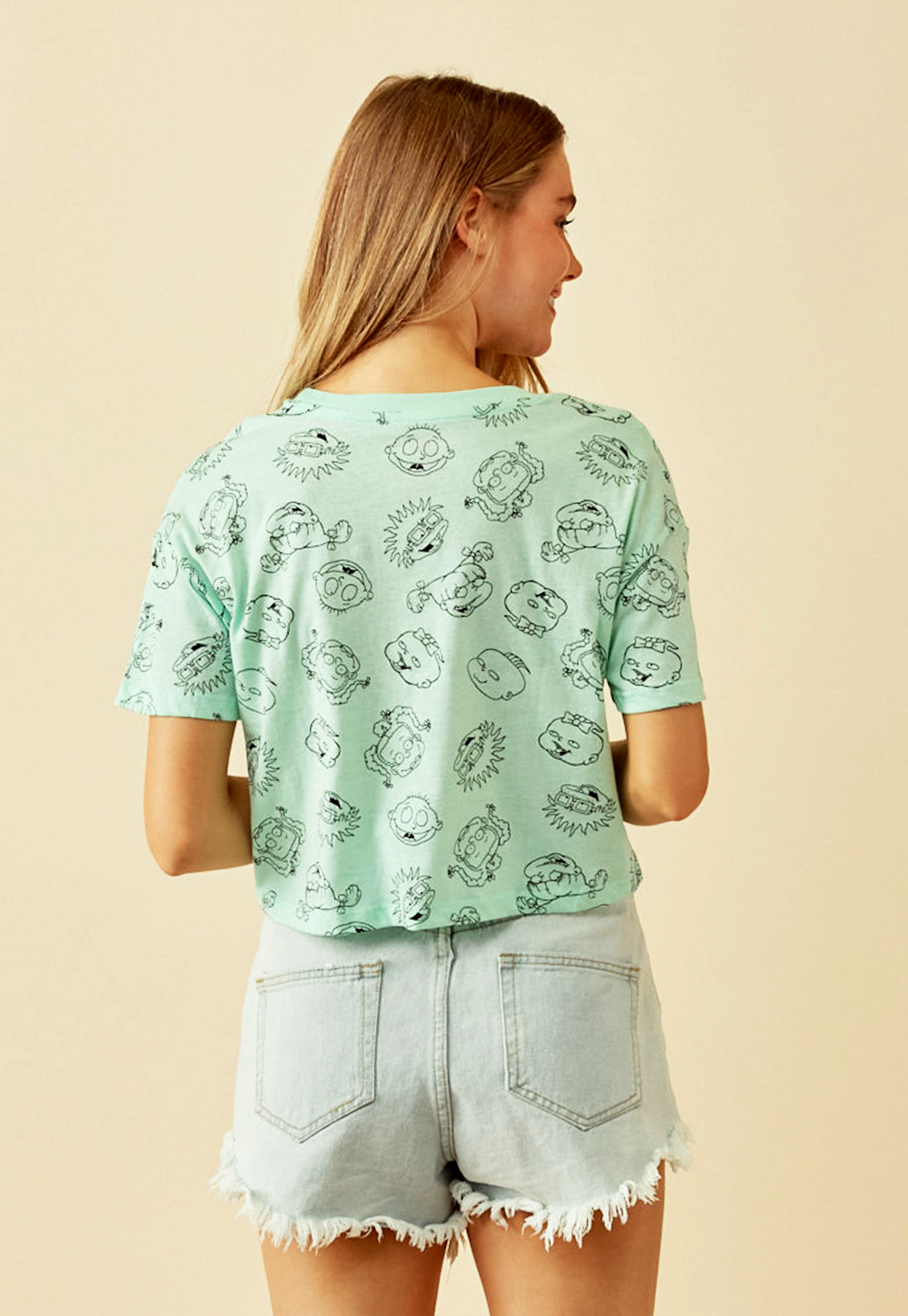Rugrats Angelica Embroidered Print Tee 