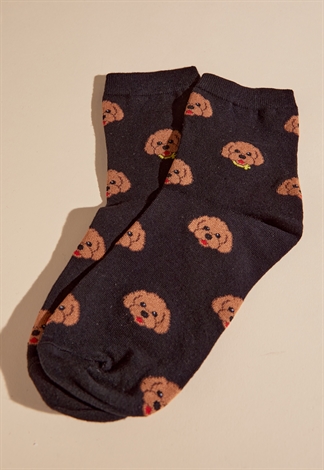 Cute Dog Print Socks