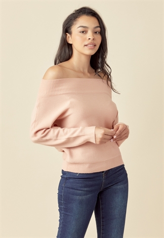 Off The Shoulder Knit Sweater 