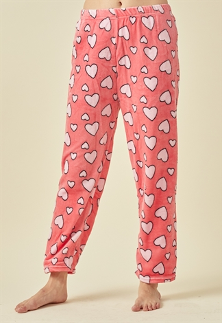 Pink Heart Pajama Pants