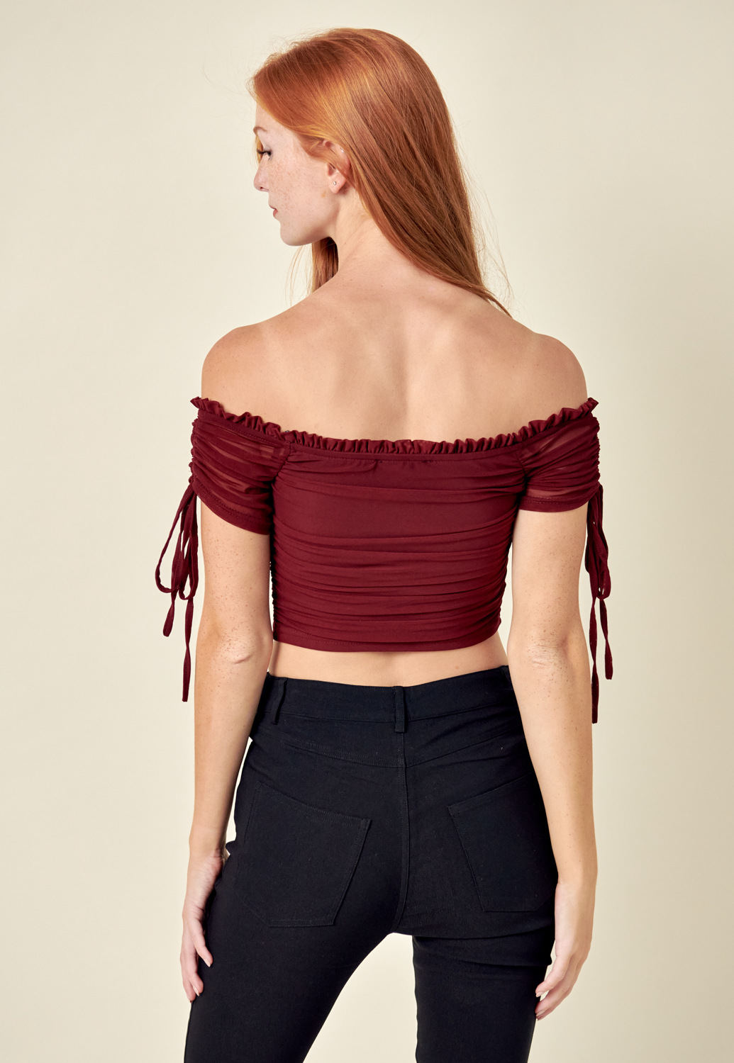 Hook And Eye Off The Shoulder Top 