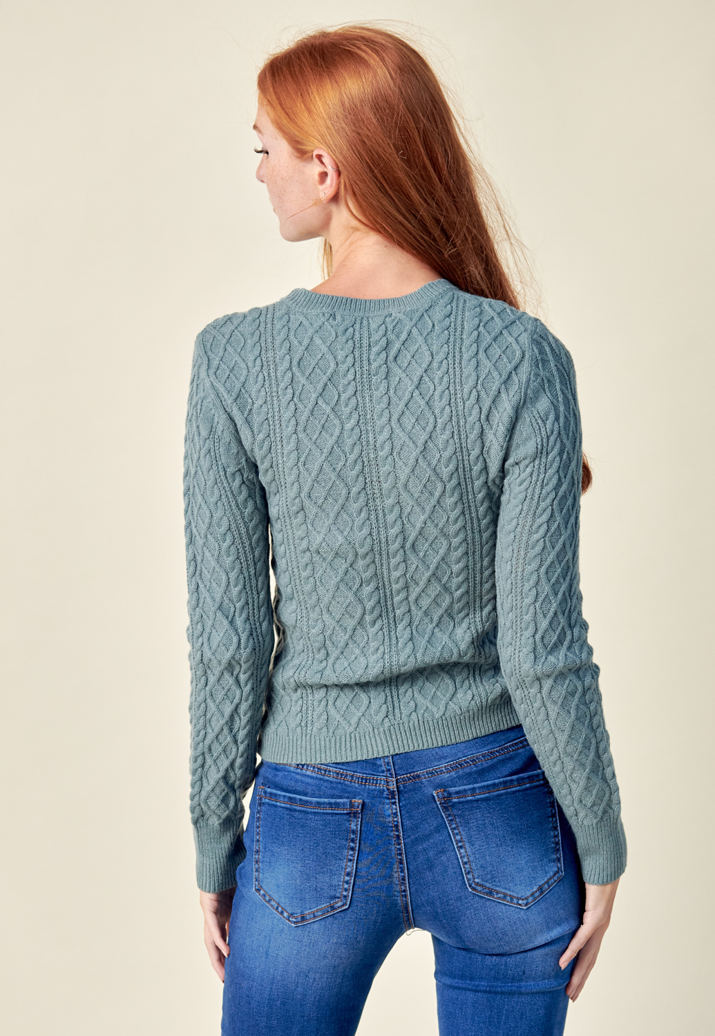 Knit Cut-Out Detail Sweater Top 
