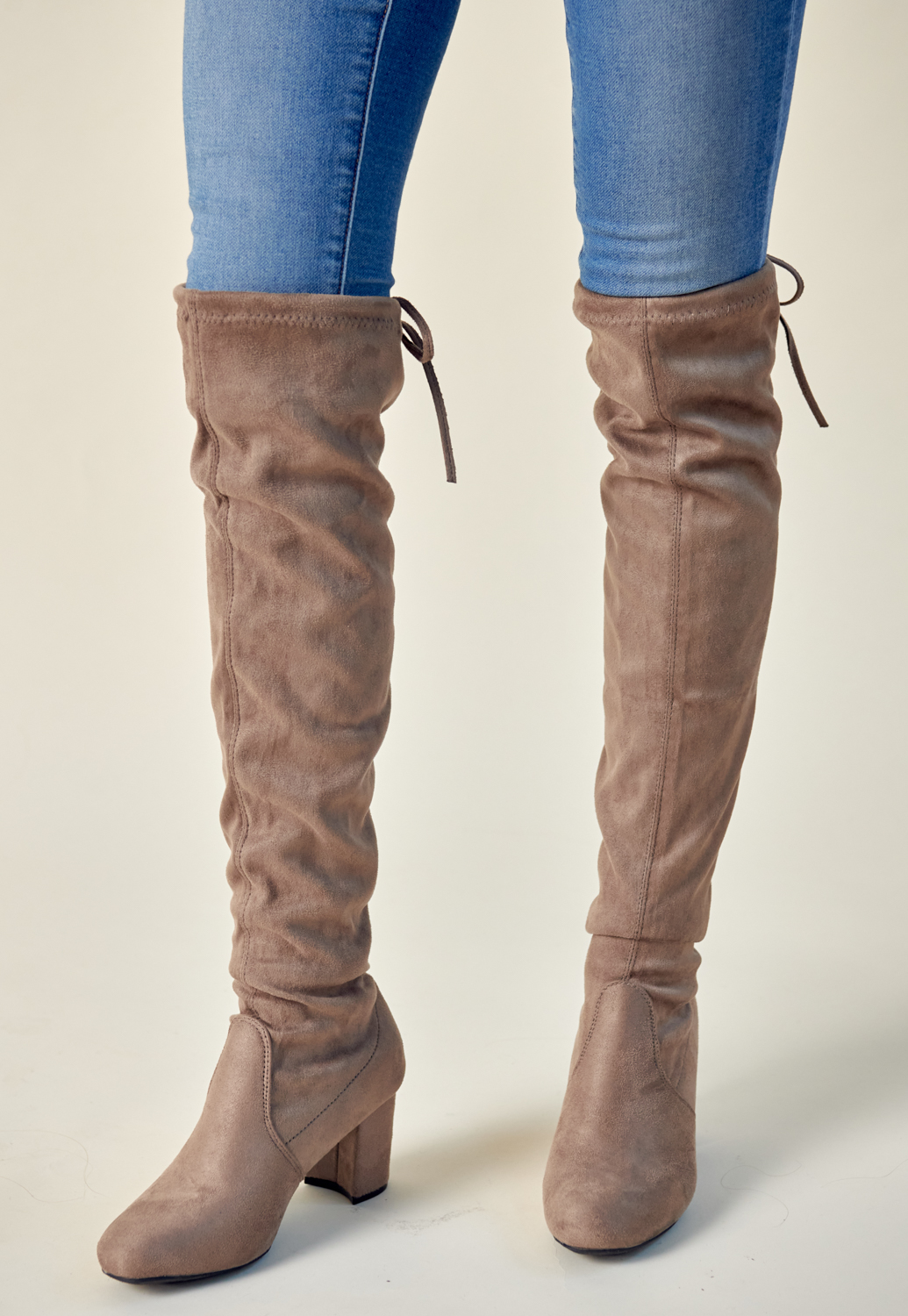 Suede Over The Knee Boots 