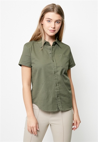 Button Up Pocket Detail Dress Shirt 