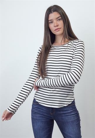 Striped Long Sleeve Top 