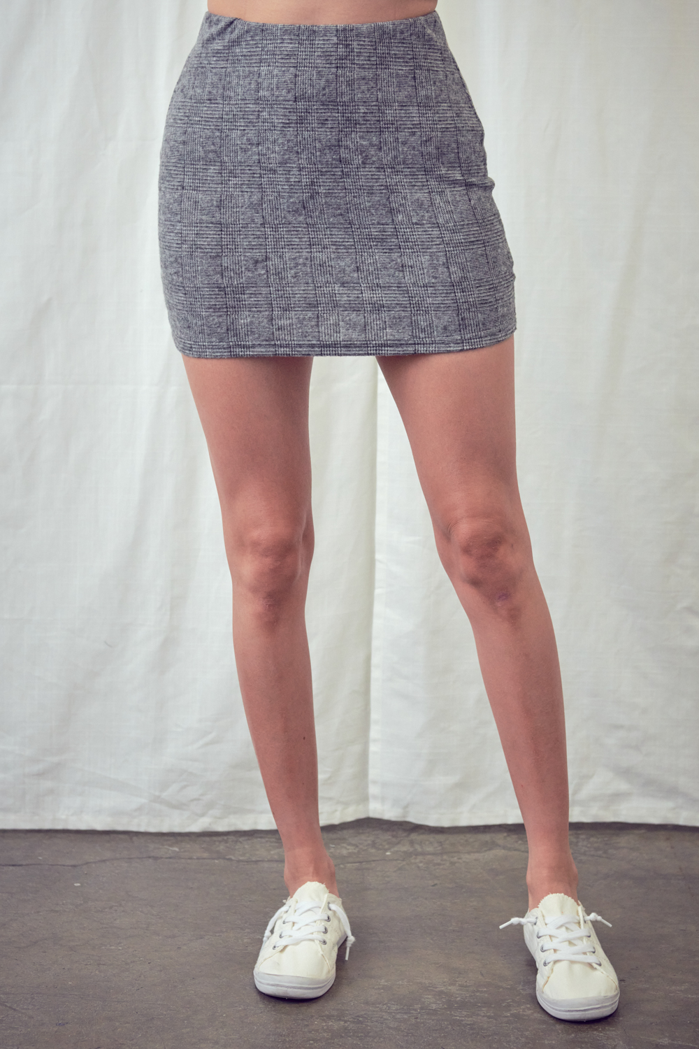 Plaid Mini Skirt 