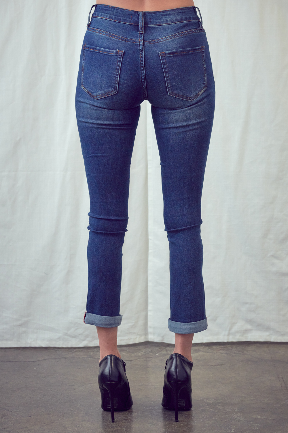 Roll Up Skinny Jeans