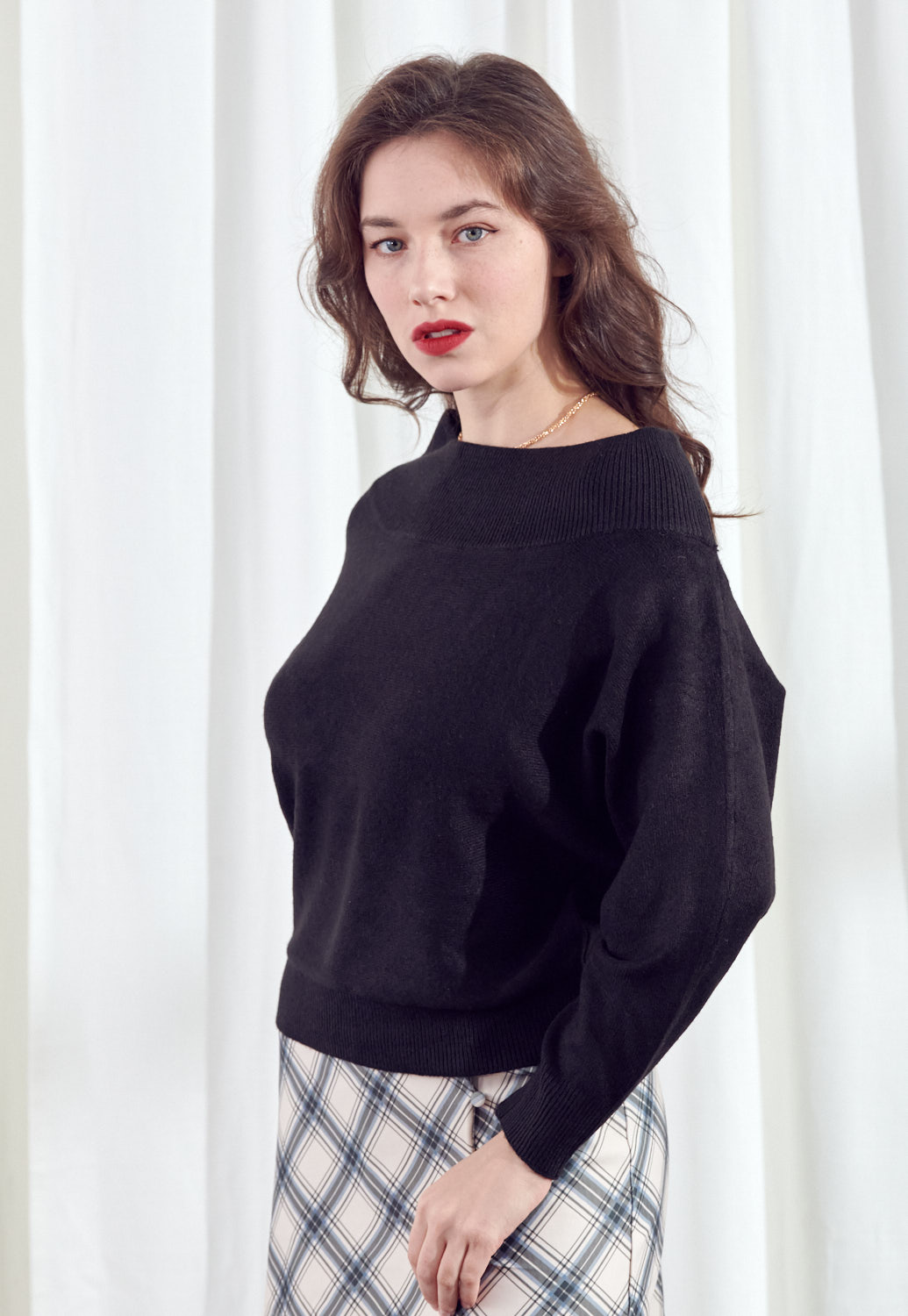 Off The Shoulder Sweater Top