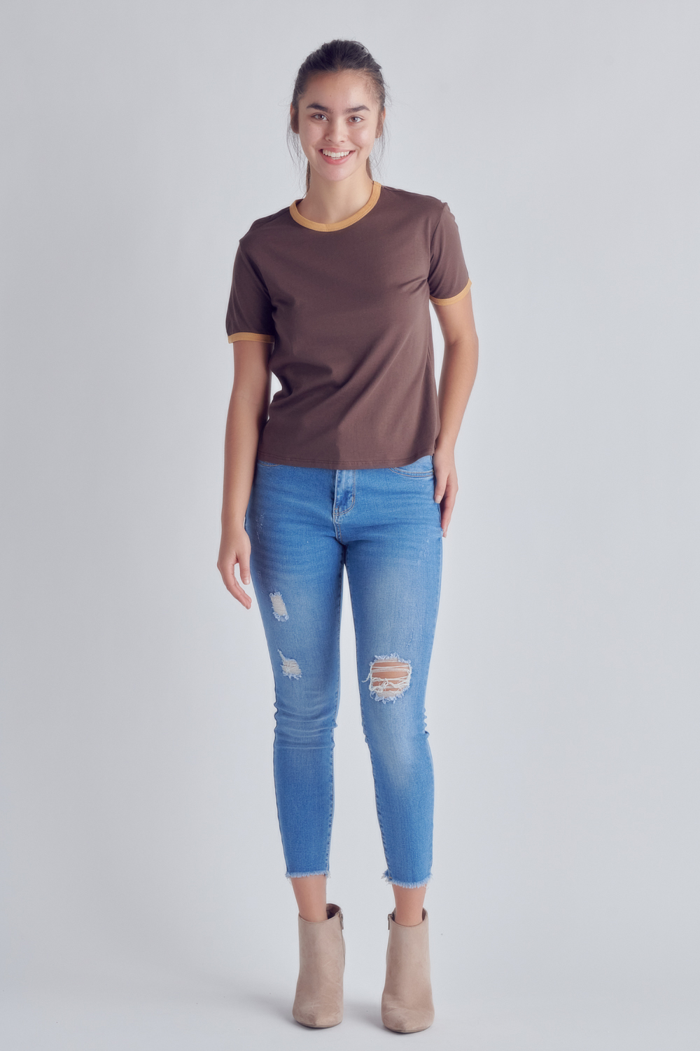 Colorblocked Casual Top