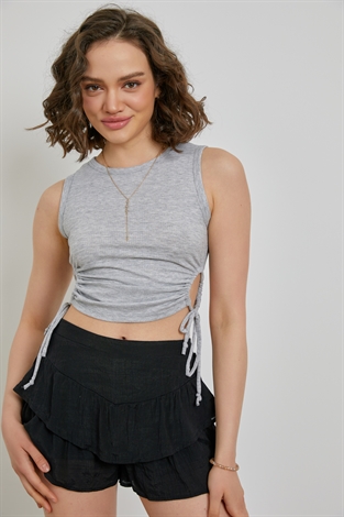 Side Cut-Out Tank Top 