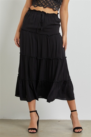 Tiered Maxi Skirt 