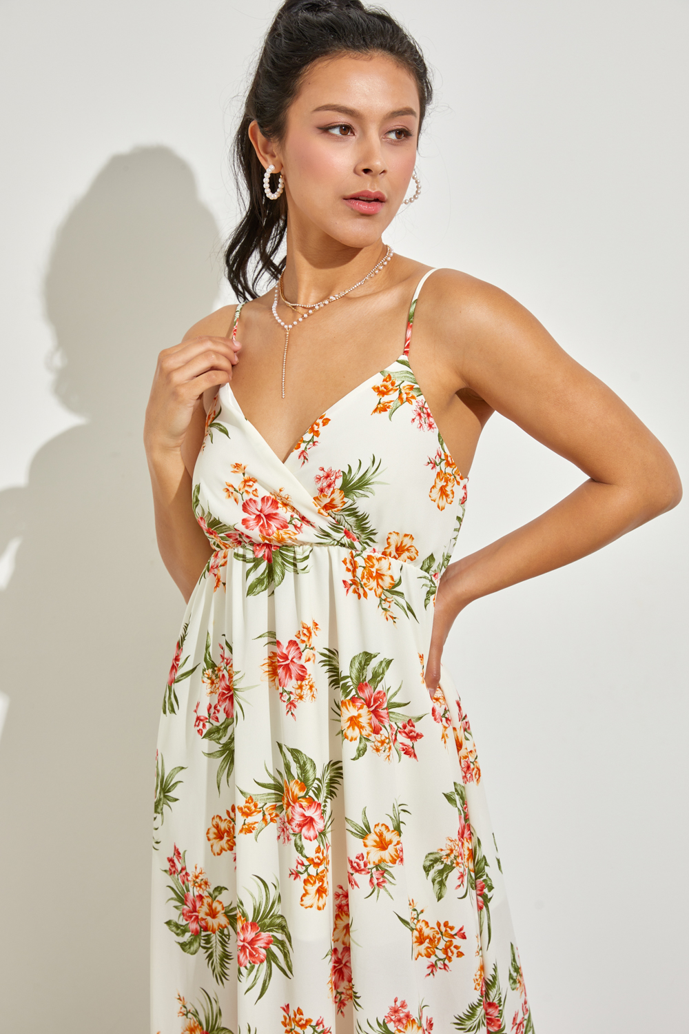 Tropical Cami Maxi Dress 