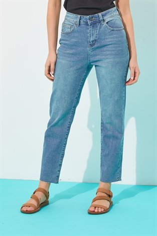 Slim Straight Denim Jeans