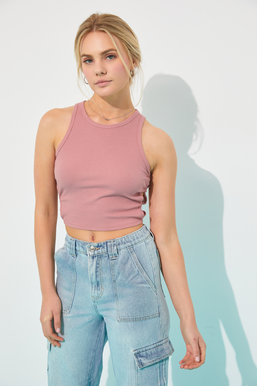 Side Cut Out Tank Top